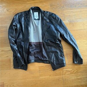 Men's Vintage Brown Leather Jacket